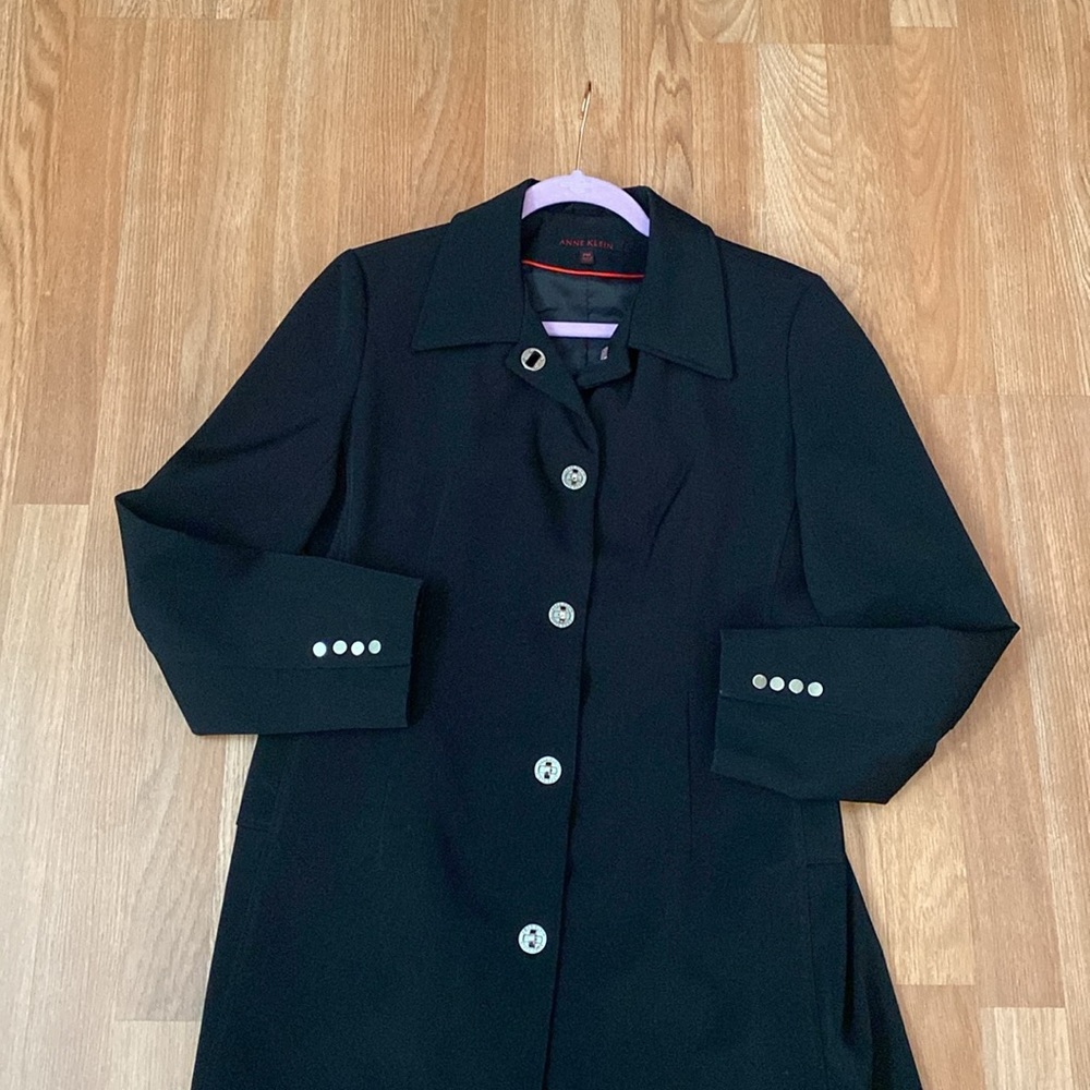 Anne Klein black coat